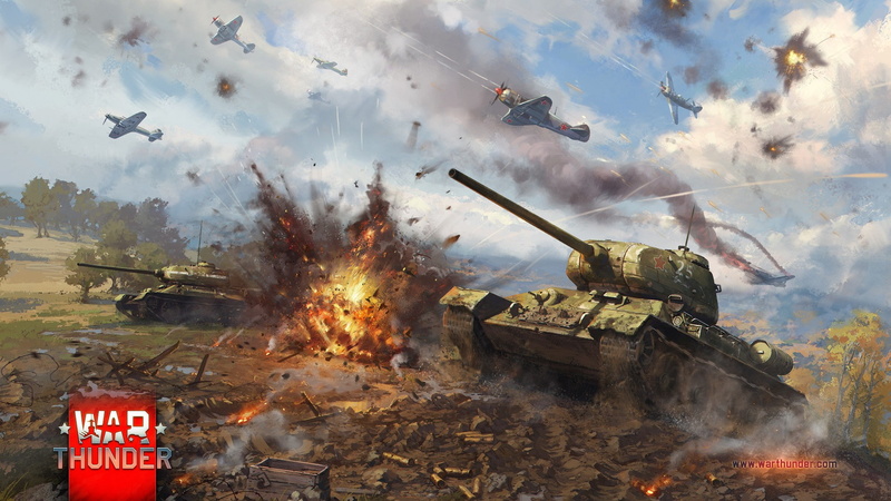 video games, aggression, air vehicle, motion, flying, government, nature, 1080P, smoke - physical structure, T-34-85, sky, conflict, military, fire - natural phenomenon