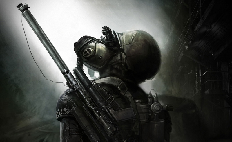 army soldier, vest, smoke - physical structure, gun, military, holding, rifle, Metro, indoors, sign, weapon, protection, aggression, warning sign, violence