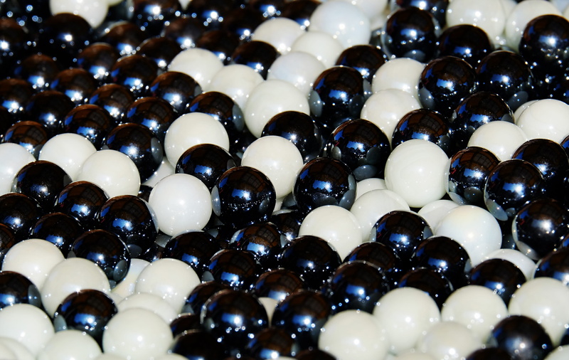 black, personal accessory, jewelry, white, glass marbles, large group of objects, glass, ceiling, in a row, light, indoors, arrangement, close-up, creativity