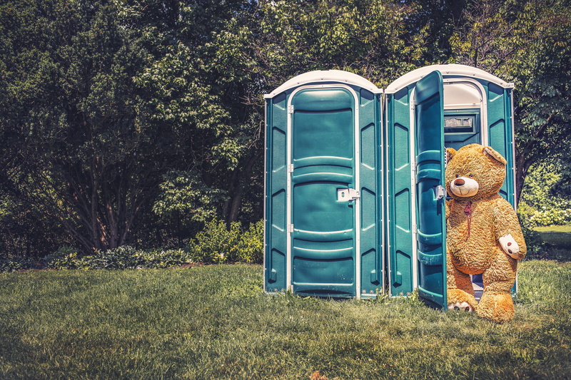 lazy, plush, real people, field, summer, mascot, silly, plant, stuffed toy, animal, 5K, blue, near, dog, brown bear, no People, cute, restrooms, humor