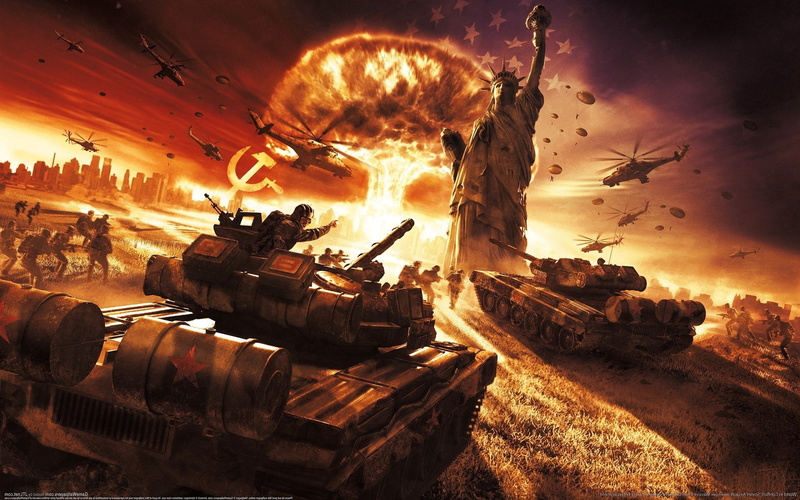 warning sign, violence, 1080P, war, nature, conflict, world in conflict video games soviet army soviet union ussr statue statue of liberty aircraft military aircraft helicopters war explosion nuclear soldier world war iii