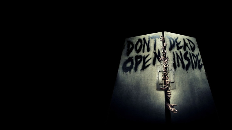 copy space, single object, western script, The Walking Dead, script, dont, open, black color, no people, indoors, the past, ancient civilization, dead