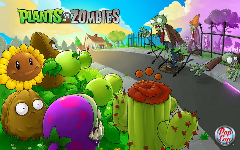 vs, 1080P, zombies, plants