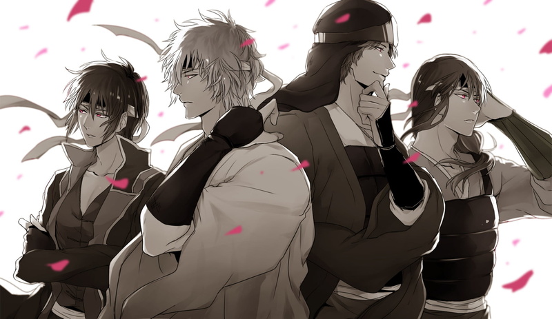 Anime, Sakamoto Tatsuma, Shinsuke Takasugi, Gintoki Sakata, Gintama, Kotaro Katsura, 1080P