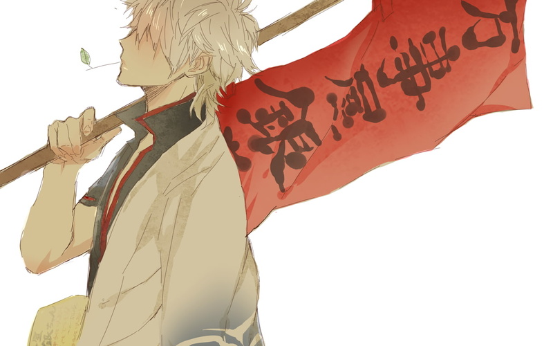 Gintama, anime, Sakata Gintoki, 720P, anime boys