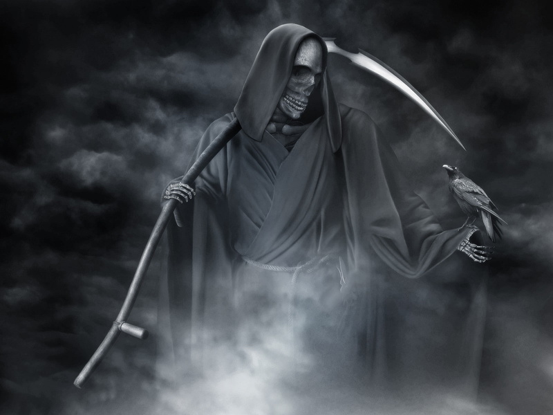 fantasy art, Grim Reaper, death, 720P, artwork
