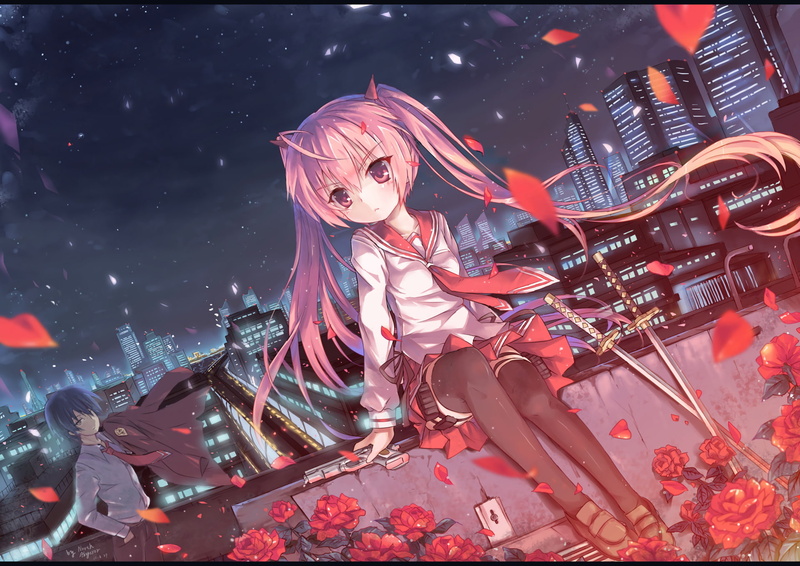 Aria The Scarlet Ammo, Anime, 1080P, Aria Holmes Kanzaki