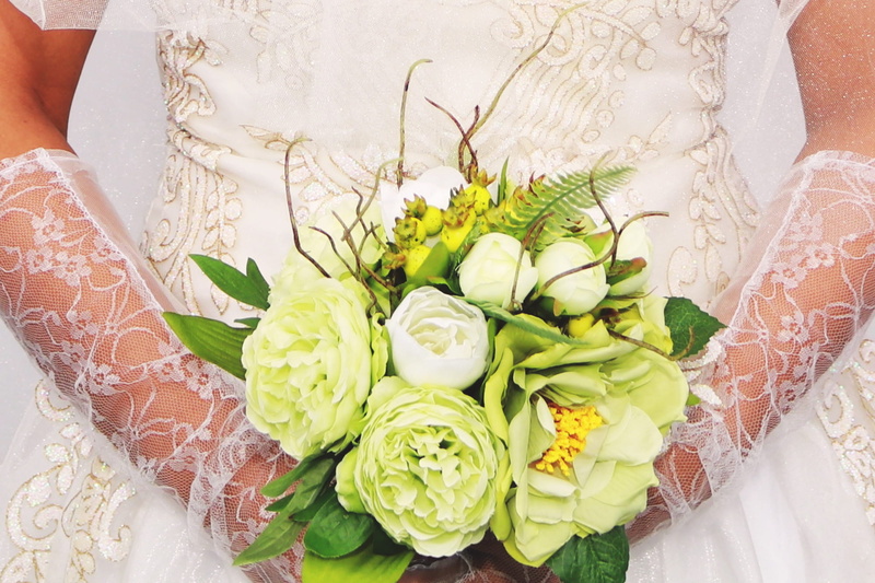 high angle view, nature, women, shot, wedding dress, married, freshness, close-up, flower arrangement, Closeup, wedding, beauty in nature, bunch of flowers