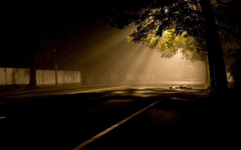 emo, 1080P, street, sunbeam, men, sorrow, beam, dark, photography, lights, architecture, fence, landscapes, spooky, emotion, creepy, people, sad, situation