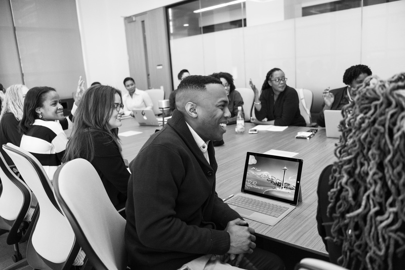group, meeting, conference room, indoors, group together, 5K, technology, laughing, looking, man, business, people, young women, young men, communication