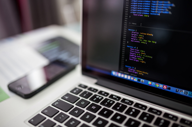 wireless technology, finance, computer keyboard, black, gray, selective focus, close-up, internet, 5K, css, technology, computer monitor, programming