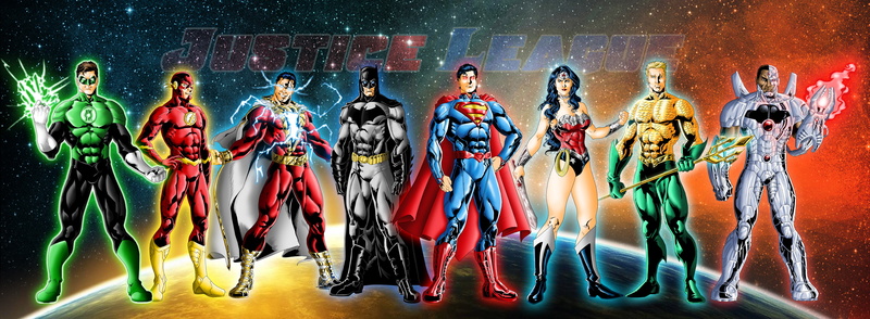 Superman, Superhero, Justice League, Green Lantern, Aquaman, Comics, Cyborg (DC Comics), Batman, Captain Marvel, Wonder Woman, Shazam (DC Comics), Flash