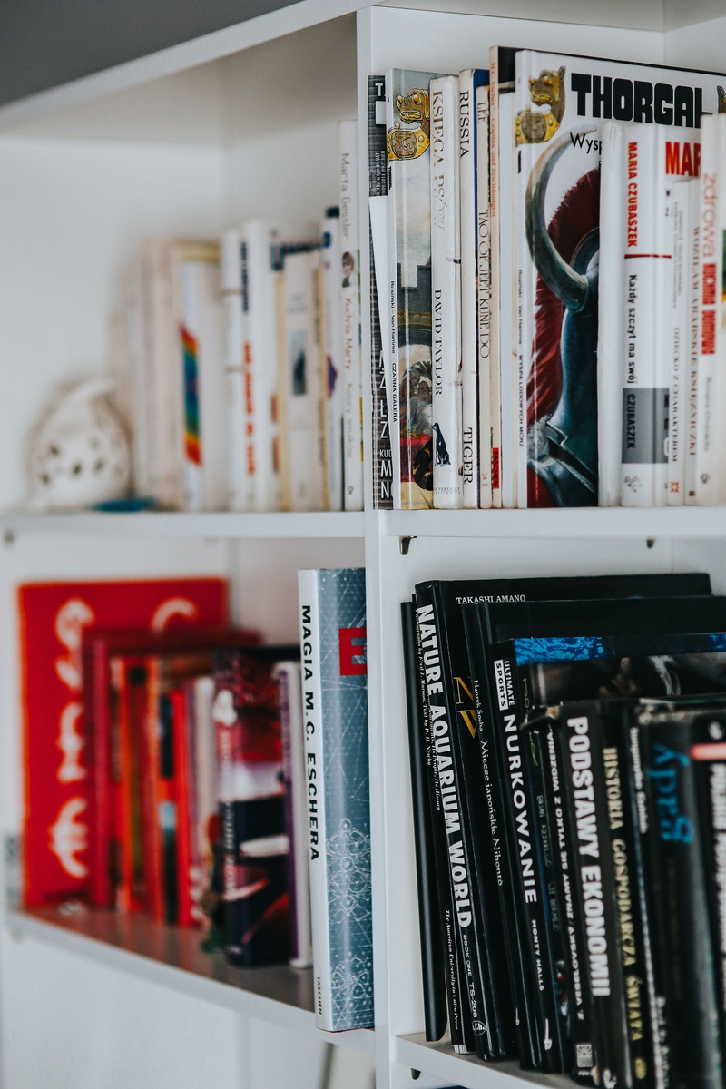 technology, choice, publication, bookcase, no people, still life, control, close-up, education, bookshelf, 5K, indoors, collection, arrangement, electrical equipment