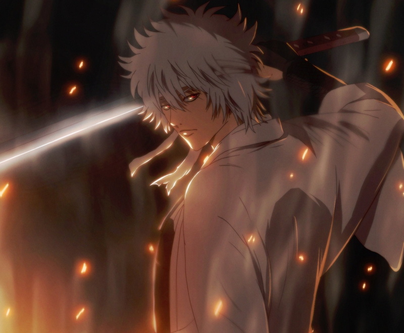 Gintama, 1080P, Anime, Gintoki Sakata