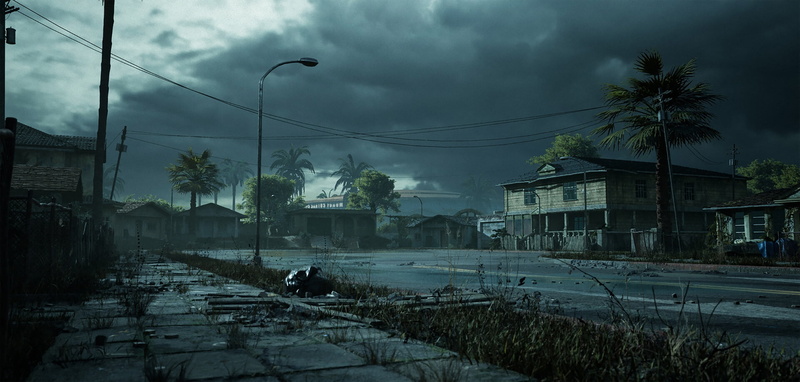 Grove Street, the city, street, San Andreas, night, 1080P