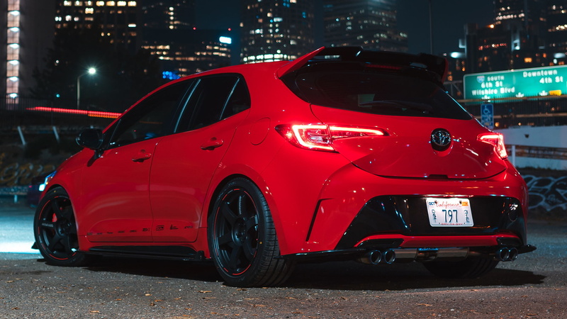 Red Car, 1080P, Car, Toyota, Toyota Corolla, Hatchback, Toyota Corolla Super Street, Tuning