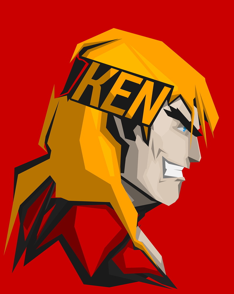 artwork, 720P, video games, ken (streetfighter), Street Fighter