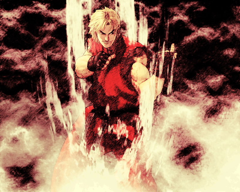 capcom, video games, ken, street, 720P, hd, fighter