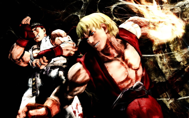 amp, games, ken, 720P, video, fighter, art, street, street fighter, hd, Ryu