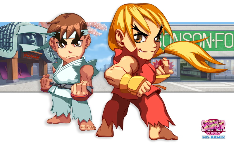 Games, 1080P, hd, street fighter, fighter, Ryu, street, video, ken, art