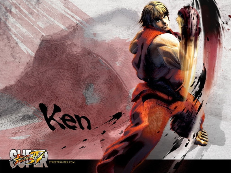 street, Video Games, iv, super, hd, x, masters, video, ken, games, fighter, art, 480P, super street fighter IV
