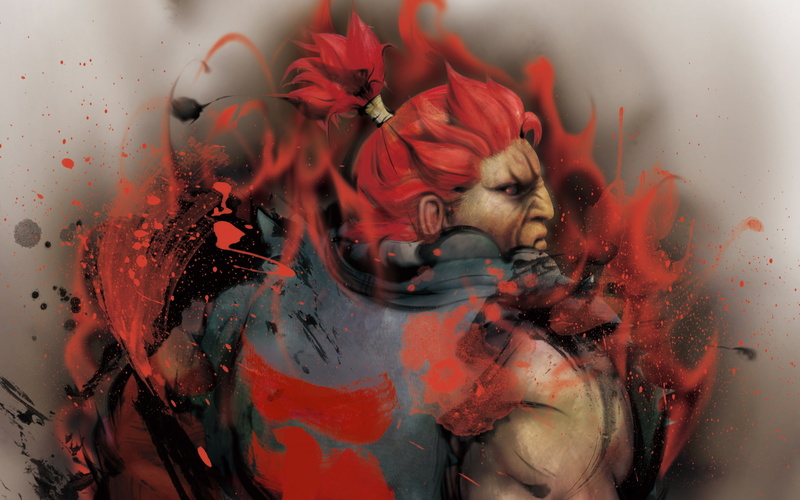 hd, fighter, akuma, street, capcom, video games, 1080P
