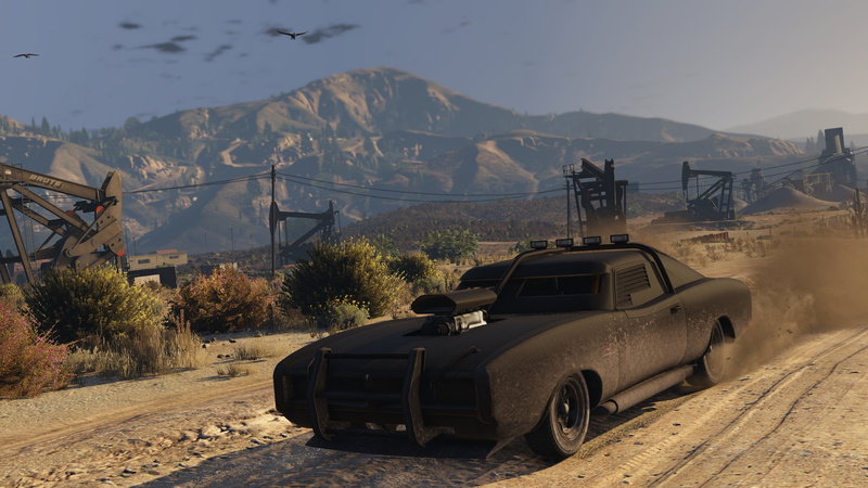 machine, 4K, San Andres, gta 5, duke, desert