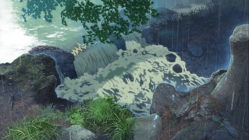 The Garden of Words, waterfall, Makoto Shinkai, anime, 720P, animation