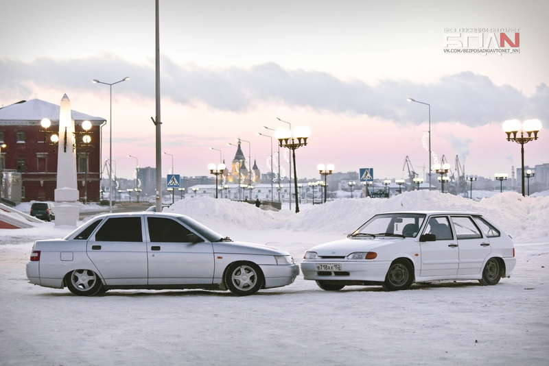 home, Samara, mode of transportation, covering, LADA, snow, BPAN, motor vehicle, built structure, city, outdoors, sky, 2114, urban Scene, machine, street