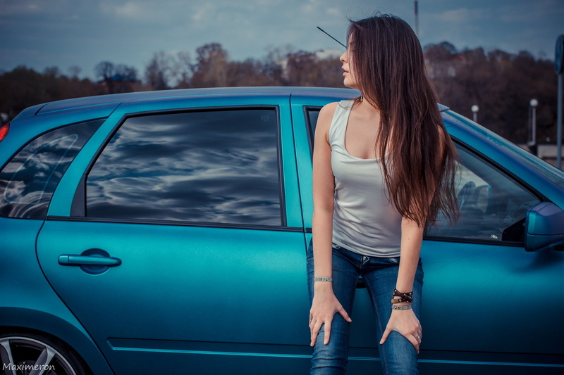 outdoors, beautiful, leisure activity, car door, mode of transportation, journey, women, standing, young Adult, sitting, fashion, people, driving, car