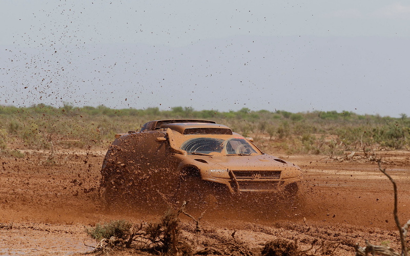 transportation, sky, vehicle, outdoors, car, landscape, clear sky, land, mode of transportation, dirt road, nature, off-road vehicle, plant, land vehicle