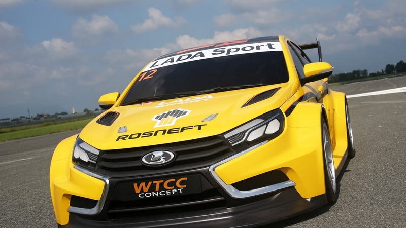 nature, western script, Lada Sport, taxi, Russia, mode of transportation, yellow taxi, street, R.Huff, text, WTCC, 1080P, no people, LADA, outdoors, sky