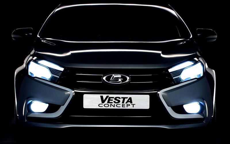 1080P, Vesta, Russia, car, LADA