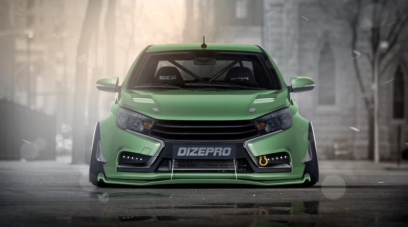 Vesta, Tuning, Lada Vesta, Lada, Auto, 1080P, Car, DizePro