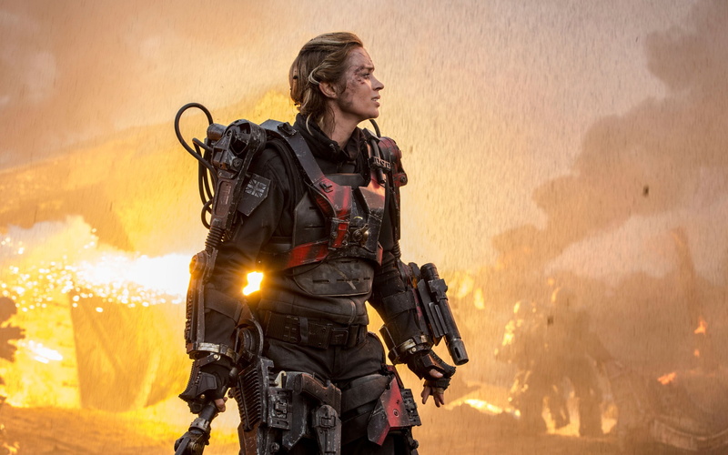 Blunt, female, movie, guns, poster, Tomorrow, Edge, 2K, Emily