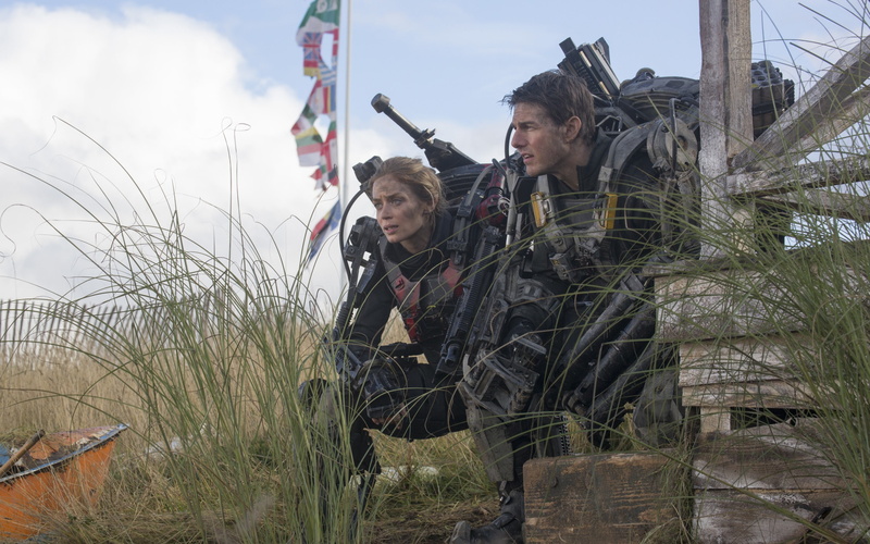 edge, tomorrow, Emily Blunt, Rita Vrataski, Tom Cruise, movie, Bill Cage, Edge of Tomorrow, 2K