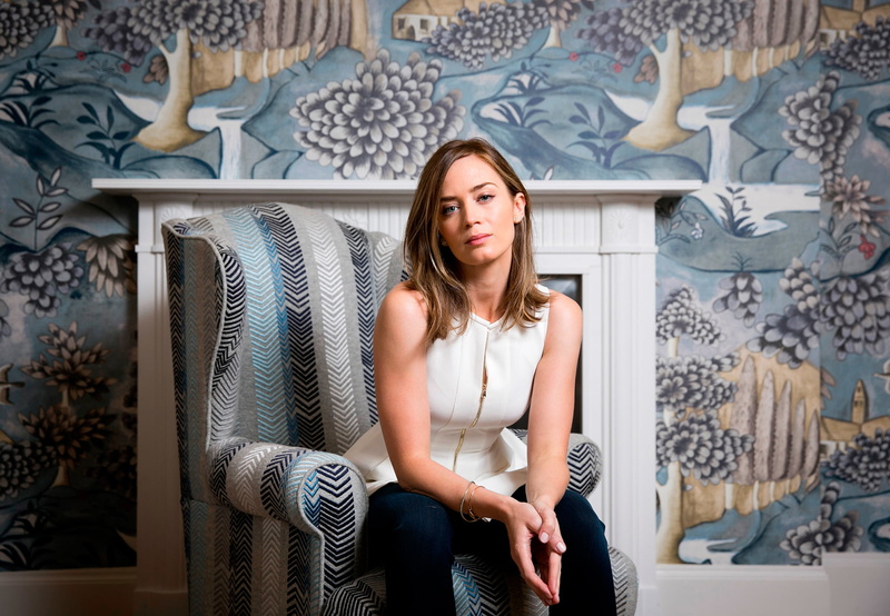 adult, long hair, one person, portrait, beautiful woman, indoors, hairstyle, pattern, sitting, Edge of tomorrow, beauty, young adult, Photocall for the film