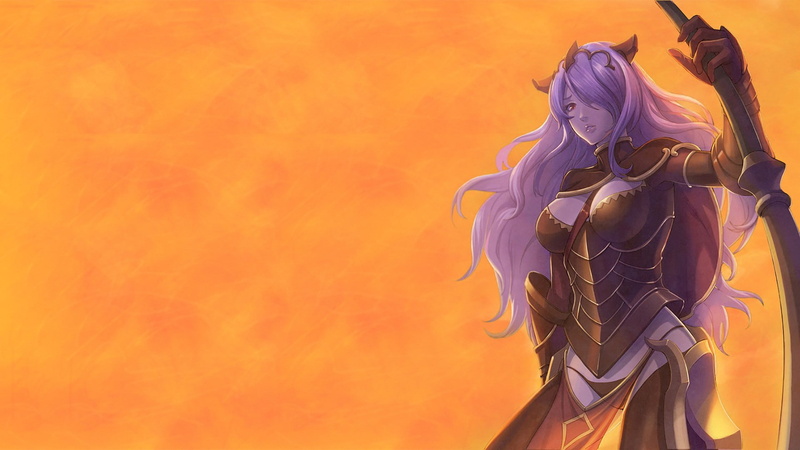 beauty in nature, two people, hairstyle, people, females, clothing, 1080P, Fire Emblem, Camilla (Fire Emblem), beauty, purple hair, outdoors, motion, adult