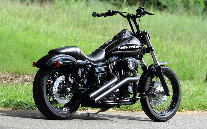 Harley, Motorcycle, chopper, 2K, Black, Davidson