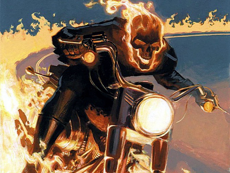 ghost, rider, 480P, comics, hd