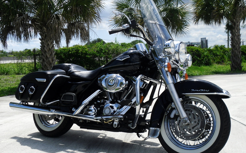 Harley Davidson Road King, harley, road, black, Road King, king, davidson, 2K