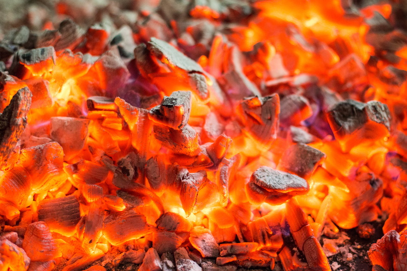 outdoors, nature, motion, 4K, coal, flame, close-up, glowing, orange color, day, burning, long exposure, backgrounds, burn, fire, high angle view, blurred motion