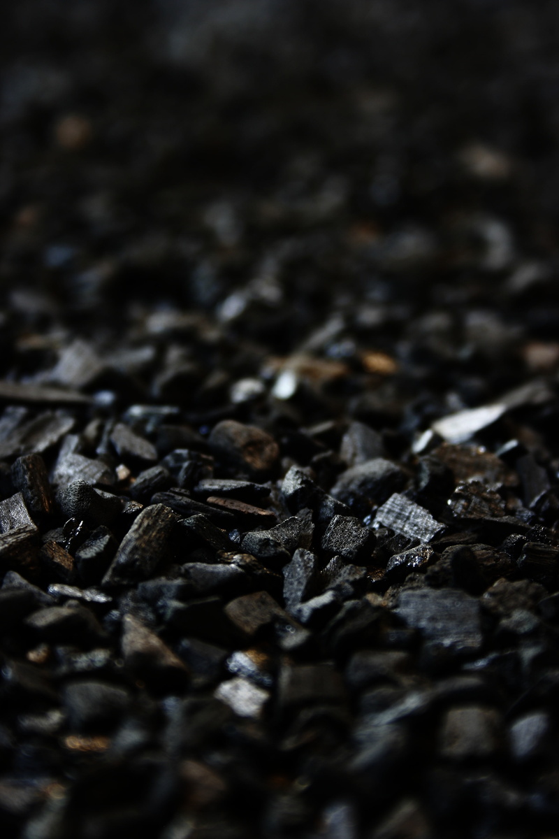 black, carbon, coal, stones, 4K