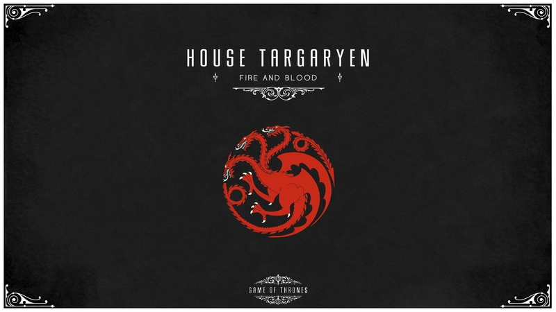game, thrones, targaryen, 1080P, house
