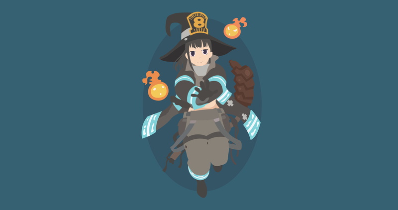Maki Oze, 4K, Fire Force, Anime