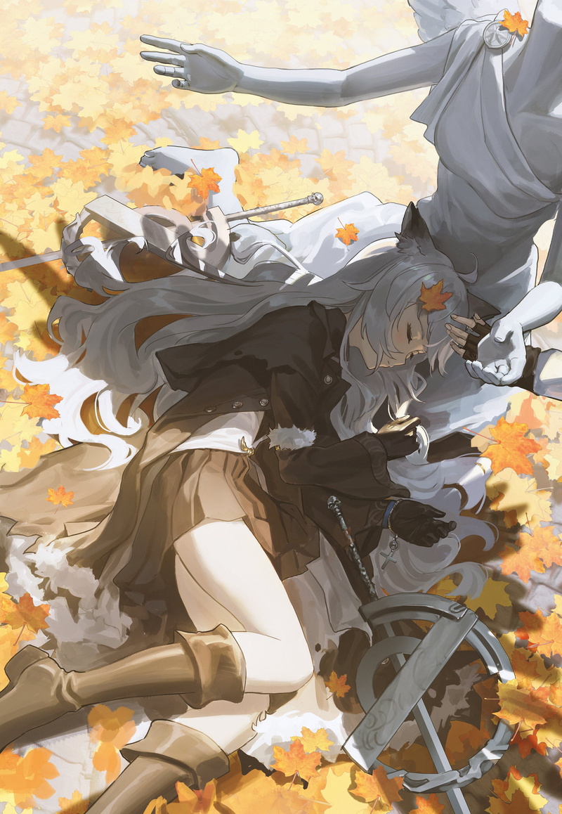 2K, anime, Arknights, anime girls, kirino ttk, Lappland (Arknights)