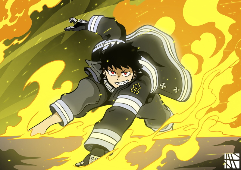 Anime, Fire Force, 1080P