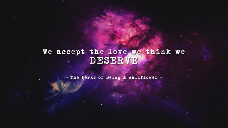 Book quotes, 1080P, The Perks of Being a Wallflower, quote