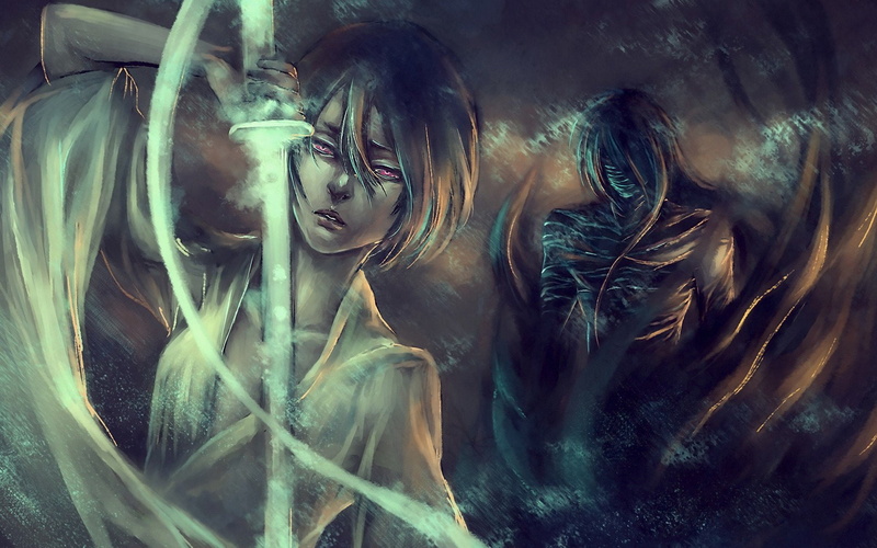 bleach, art, tenshou, mugetsu, kuchiki, nanfe, final, ichigo, kurosaki, 1080P, fantasy, rukia, getsuga