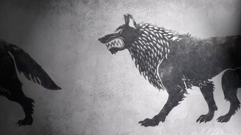 animal, representation, nature, day, animal body part, animal representation, House Stark, 1080P, untitled, wall - building feature, mammal, creativity